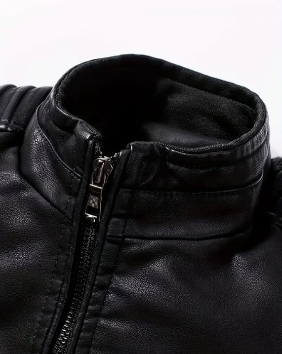 Casaco Couro Sintético Motard