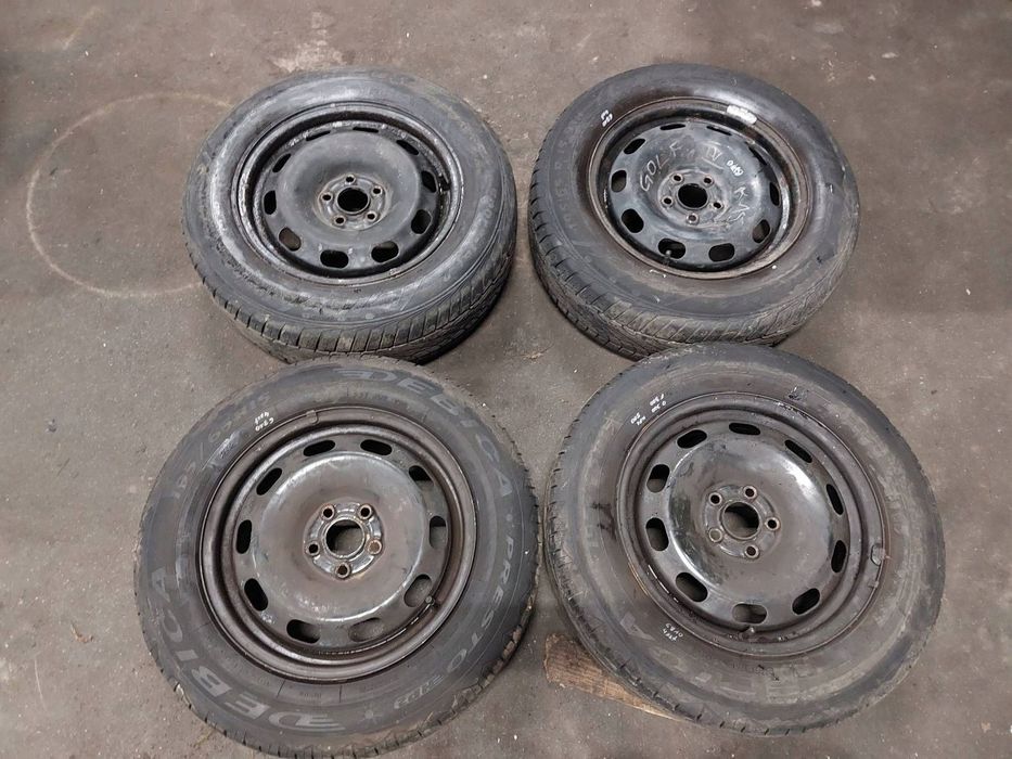 OPONY LETNIE 4 SZT 2x 195/65R15 2020R DĘBICA + 2x 2013R MABOR