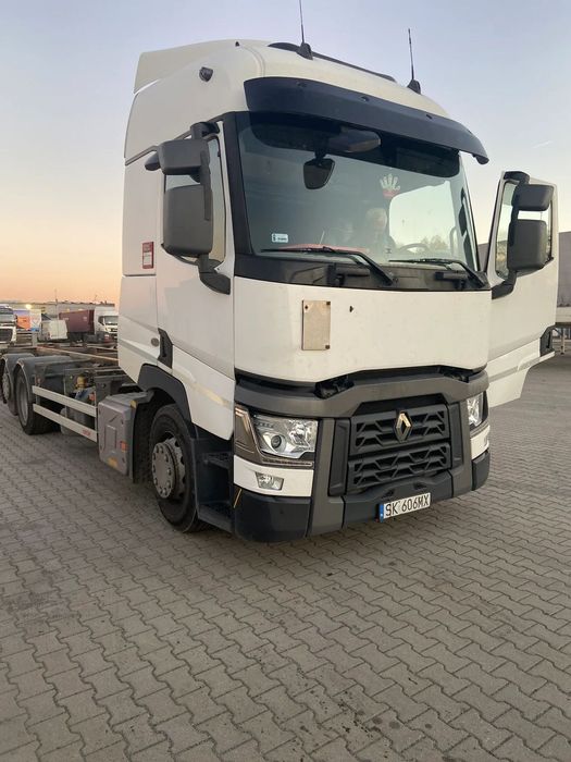 Renault T  Renault Gama T BDF z przyczepą, kontenery zabudowa Wecon, osie SAF