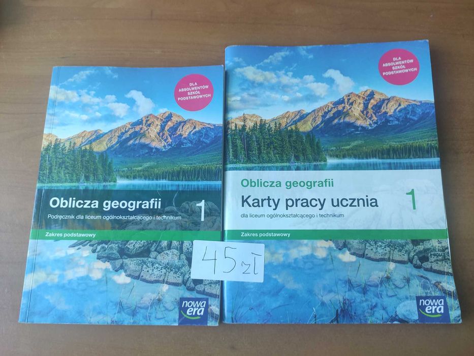 Sprzedam używane podręczniki „Oblicza geografii 1” dla 1 klasy liceum: