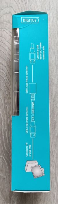 Активний USB подовжувач 5м Digitus DA-70130-4