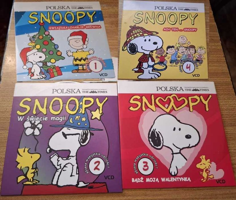 Snoopy odcinki 4 płyty vcd