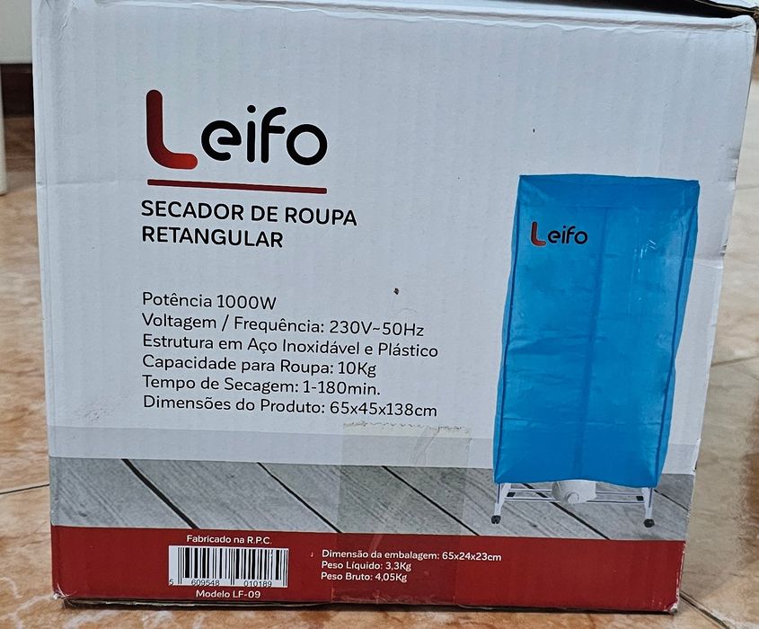 Secador de Roupa Leifo – Retangular | 1000W
