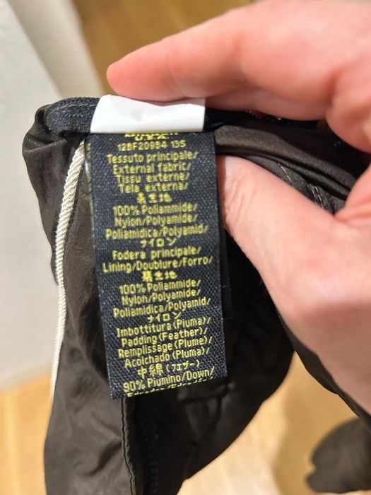 Casaco acolchoado Blauer USA com cinto castanho escuro/ verde azeitona