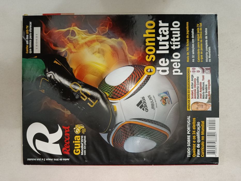 7  Revistas  RECORD (Diversas épocas futebol)