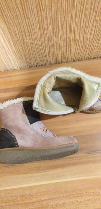 Замшевые сапожки