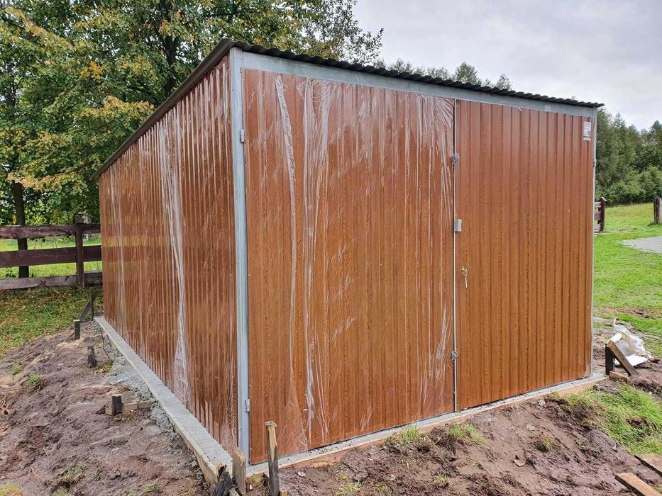 Garaż blaszany 3x5 PRODUCENT Konstrukcji Stalowych