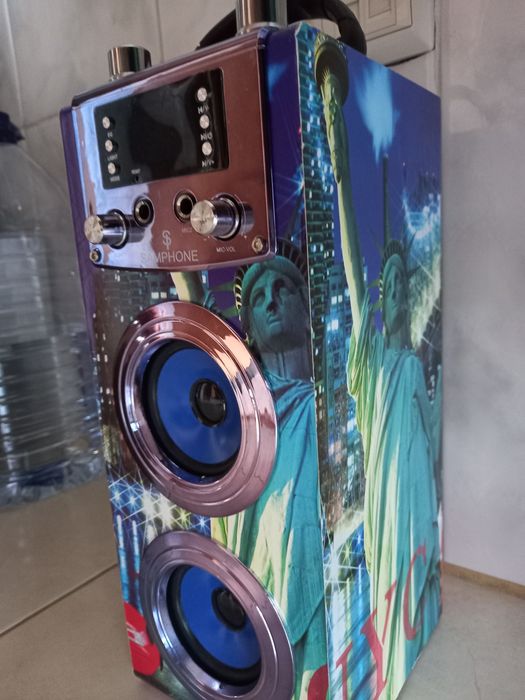Coluna de musica Bluetooth NOVA