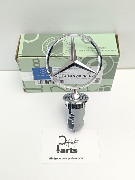 Emblema símbolo logotipo estrela de capô Mercedes 44mm/37mm
