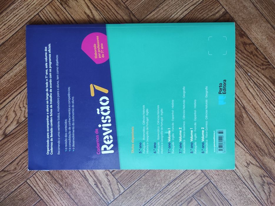 Volume 2 "Cadernos de Revisão" 7⁰ano