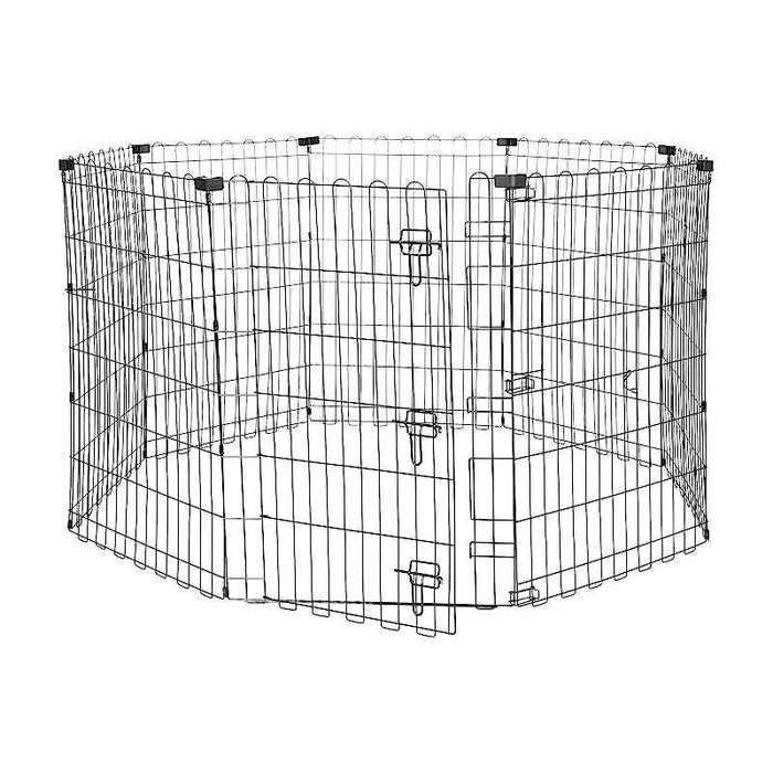 PORTES GRÁTIS - Parque de Metal Octogonal dobrável para cães