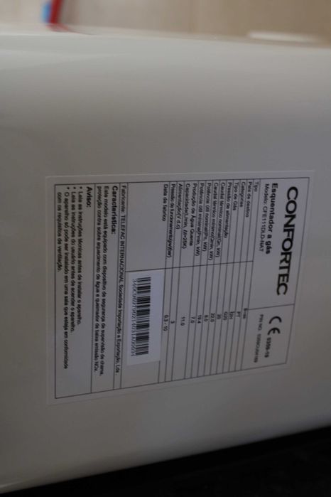 Esquentador Confortec a Gás