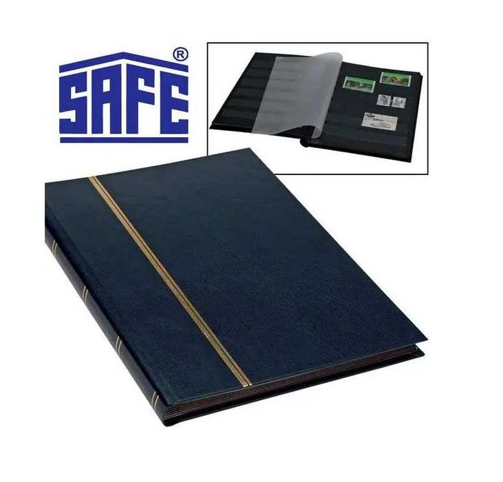 Album na znaczki - klaser SAFE 16 stron (8 kartok) zbliżony do A5