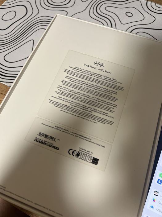 iPad Pro 11’ (64gb) 2018, + apple pencil