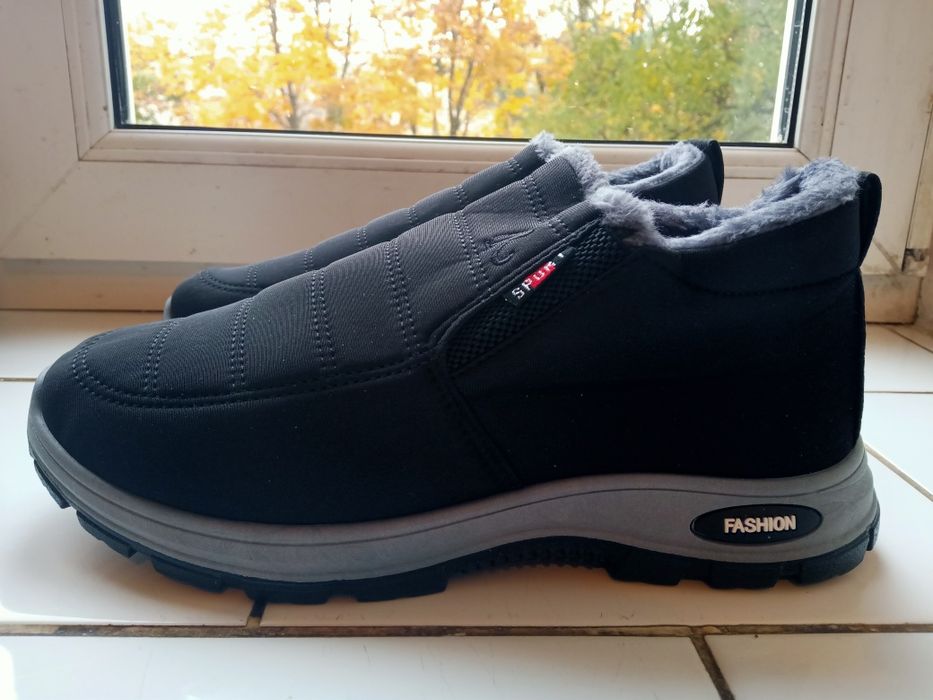 НОВЫЕ Зимние  Снегоступы Слипоны - Полуботинки На Меху "FASHION"