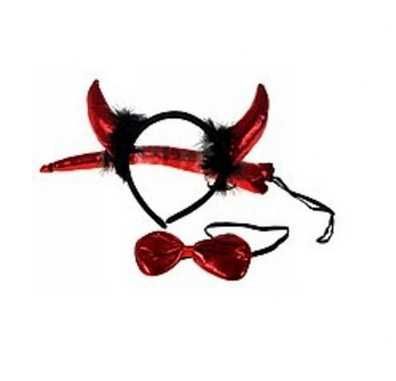 Rogi i ogonek diabełka Diabeł szatan przebranie