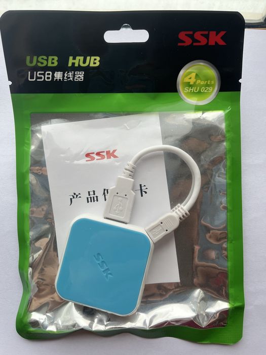 USB-хаб SSK на 4 порти високошвидкісний