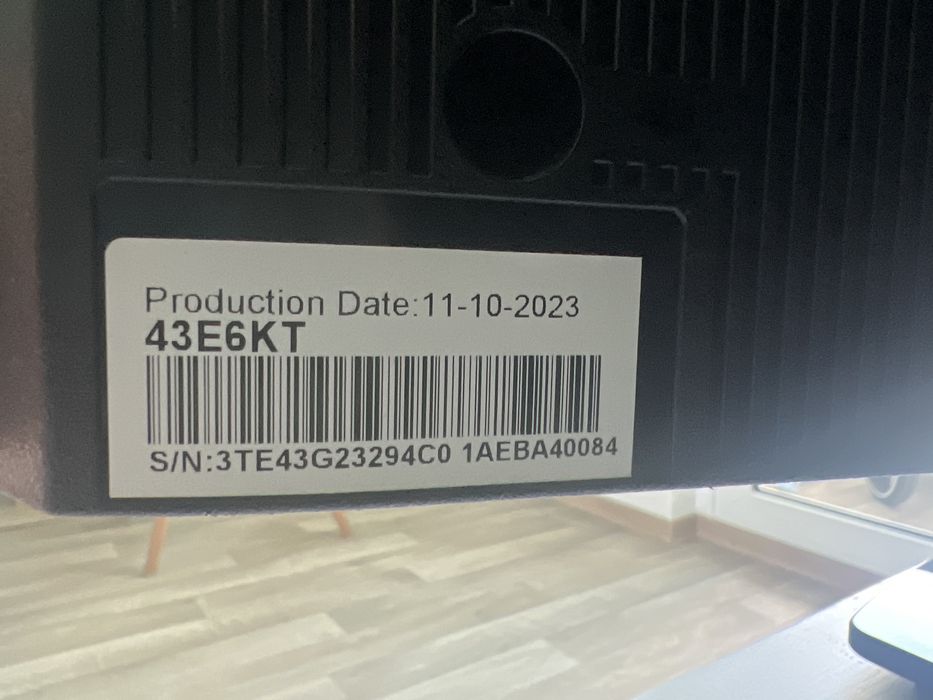 Hisense 43E6KT – 43” 4K Smart TV | Dolby Vision | VIDAA | Pilot