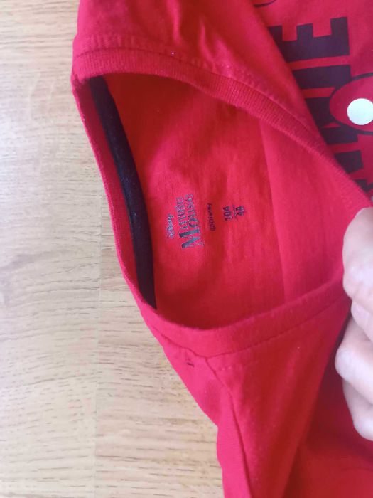 Bluzka koszulka z długim rękawem 104 Myszka Mickey dziewczęca