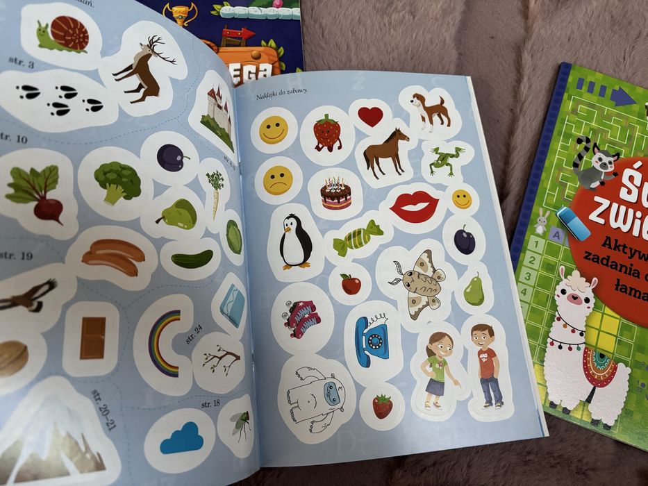 zestaw łamigłówki + dyktanda