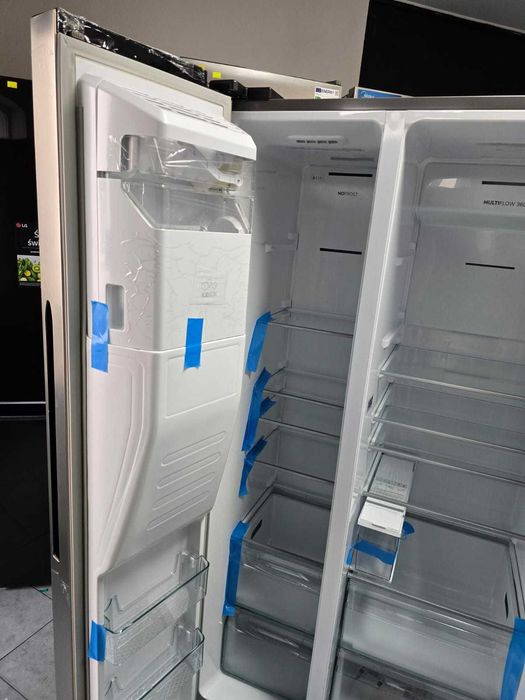 nowa Gorenje lodówka NRR9185ESXL Side by Side kostkarka gwar 2 lata G9