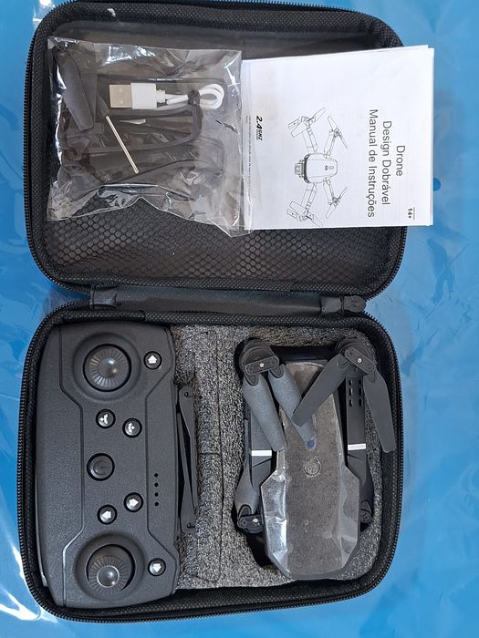 Drone com câmara Novo Com caixa bolsa e assessórios e baterias incluídas