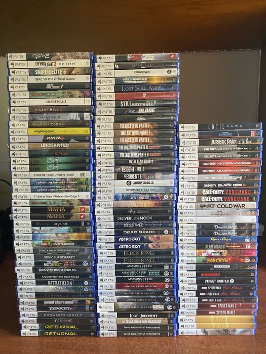 Lote de jogos PS4 e PS5