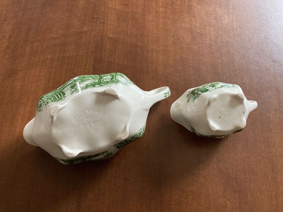 Mlecznik, porcelana, zielony