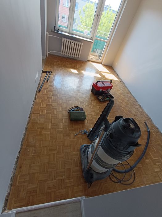 Cyklinowanie i układanie parkietu