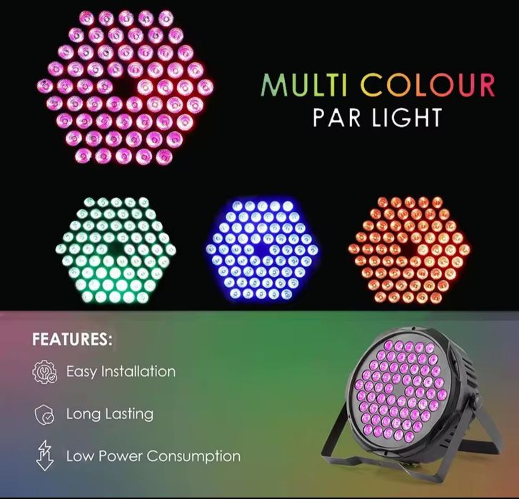 Luz palco PAR 180w Led dmx
