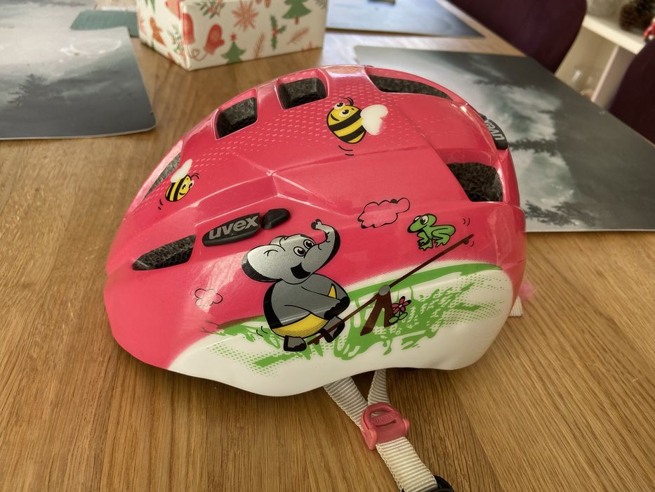Kask dzieciecy Uvex Kid2 dla dziewczynki