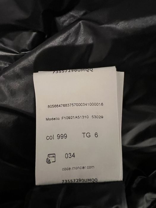 MONCLER Genius 1952 X AWAKE LAU Down Jacket TG 6 / XXL