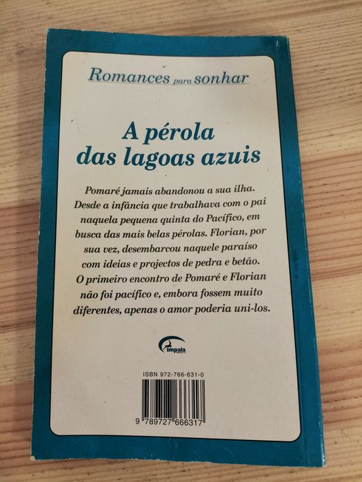 Livro - A pérola das lagoas azuis