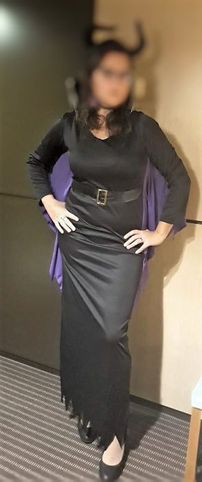 Fato Carnaval Maléfica Tamanho L