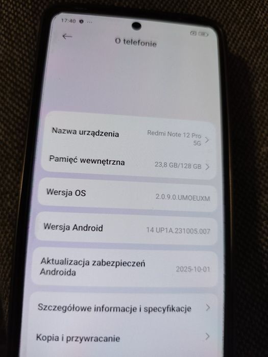 Przedam redmi monte 12pro