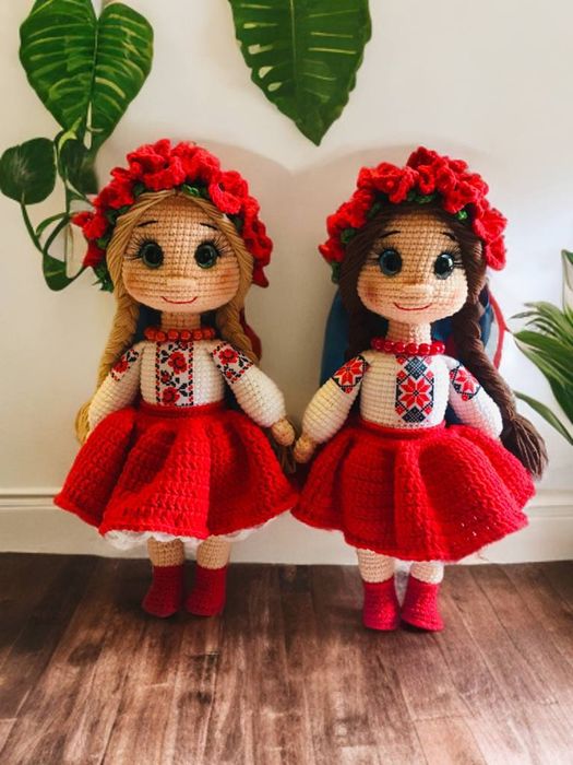 М'які іграшки в'язані гачком