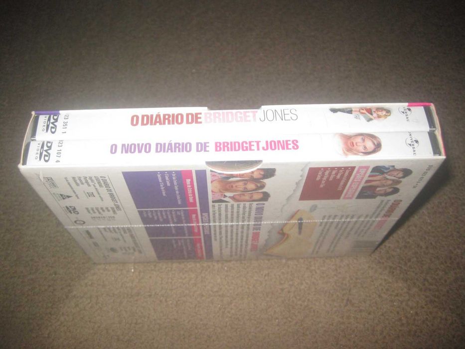 Pack "O Diário de Bridget Jones" C/Renée Zellweger/Com Box Arquivadora