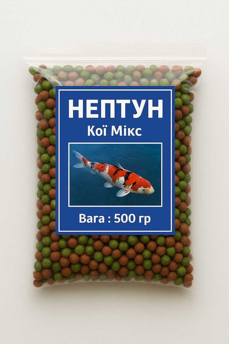 Корм для рыб : карпов Кои, прудовых рыб.