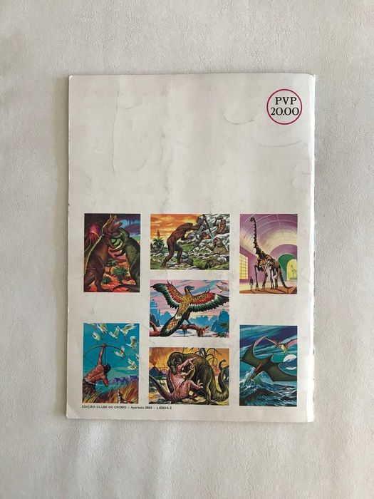 Caderneta História Homem Álbum Cromos anos 70 vintage