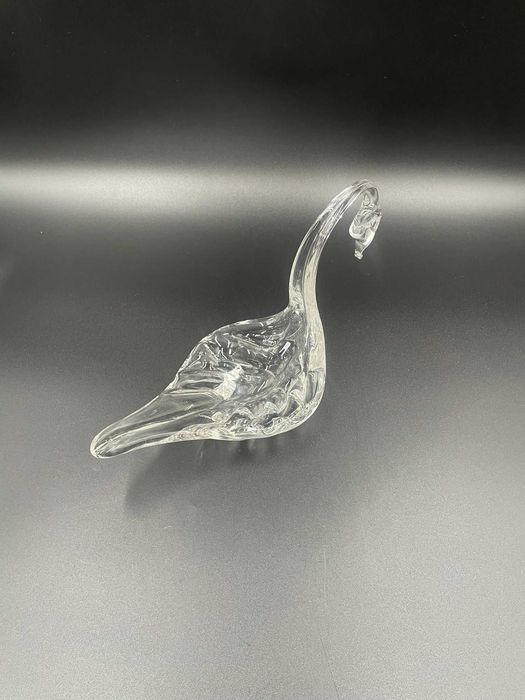 Figurka Łabędzia kryształowa Vintage