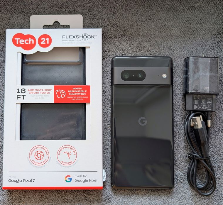 Google pixel 7 8/128Gb 90Hz Obsidian Неверлок UNLOCKED 15 Android!