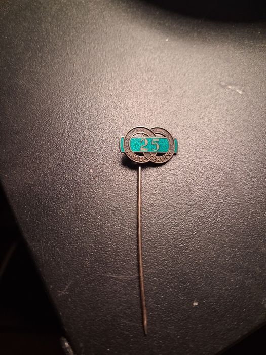 Pins carris de ferro de lisboa comemorativo de 25 anos de serviço
