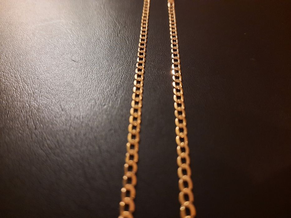 Złoty łańcuszek damski pancerka 333 ZÓŁTE ZŁOTO łańcuszek 46cm!!!
