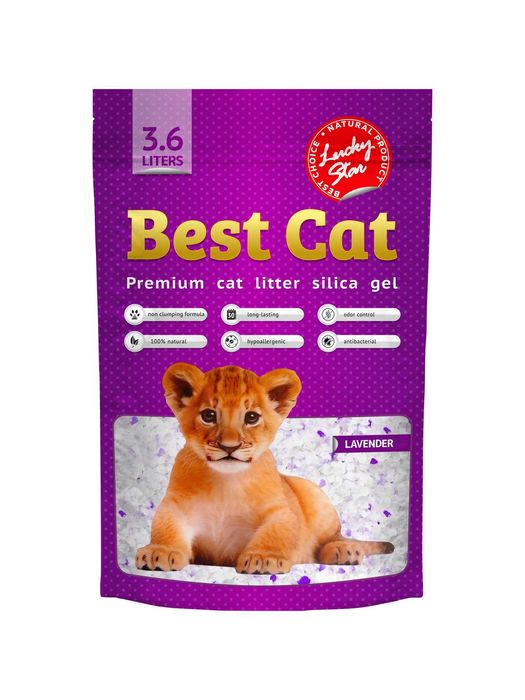 Силікагелевий наповнювач Best Cat Purple Lawender 3.6л