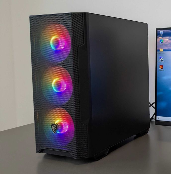 Komputer gamingowy do gier RX 5700 SSD M.2 Ryzen oświetlenie LED