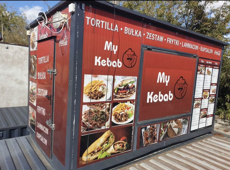 Kontener Kebab gastronomiczny  gotowy do pracy! Dostawa Gratis