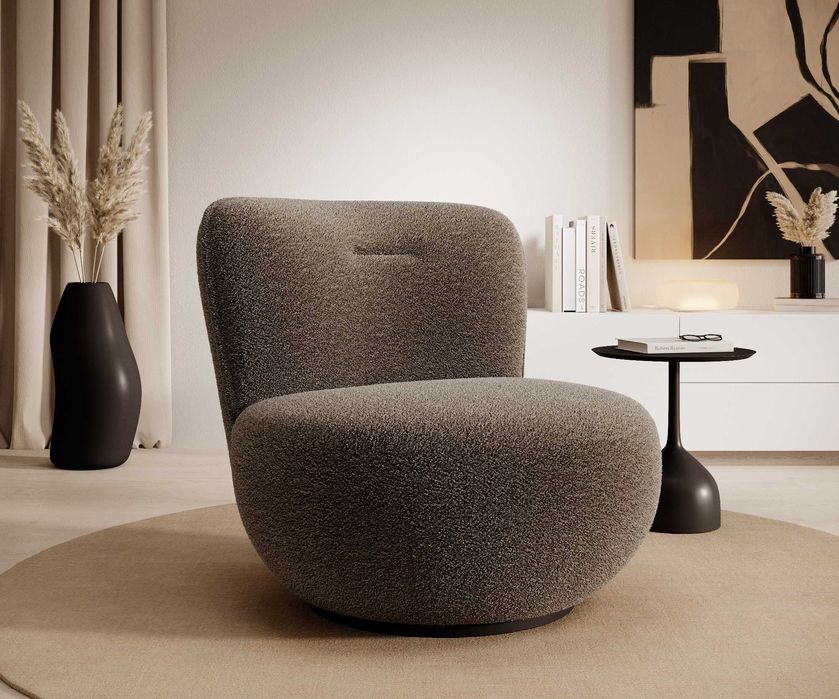 Fotel OVO /Obrotowy 360/Tkanina PREMIUM/ NOWOŚĆ !