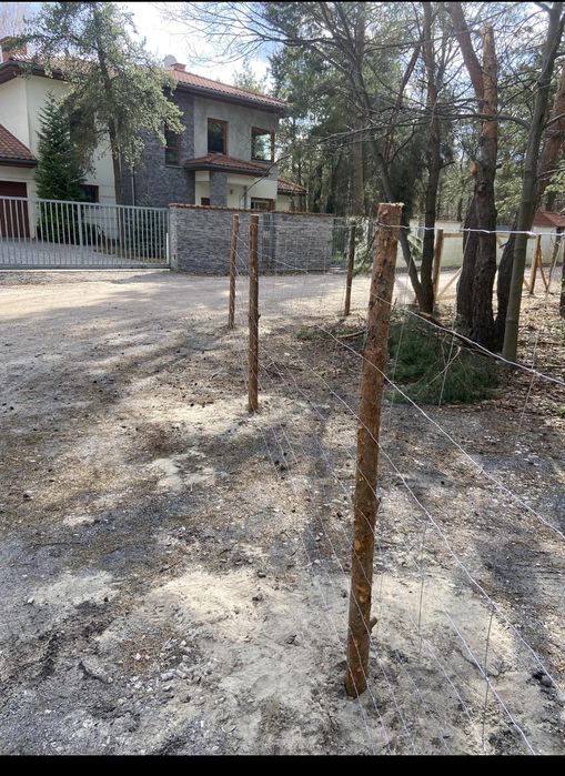 Ogrodzenie leśne tymczasowe budowlane