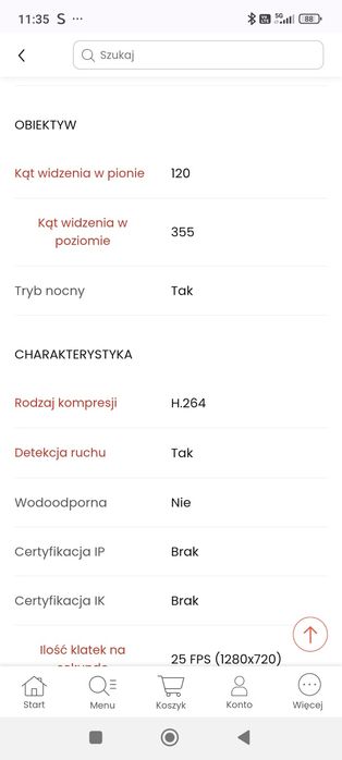 Kamera wewnętrzna GoCleaver delta eye