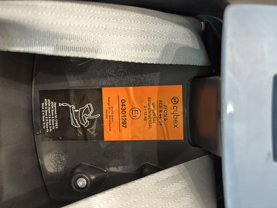 Cybex aton 5 та Cybex Base Q-Fix